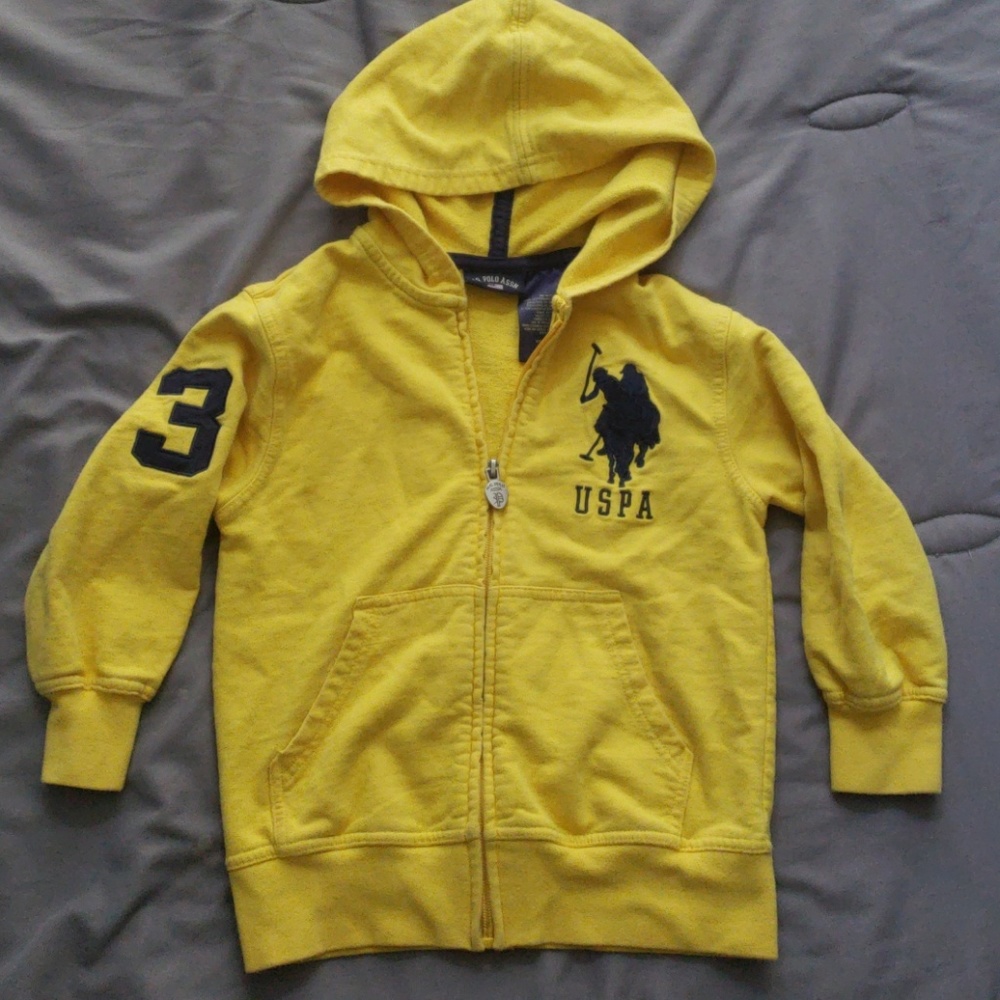 Yellow: Boys: Polo: size 4